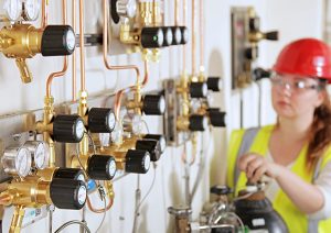 Central gas system installation in Ajman